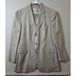 Daniel Cremieux Signature Collection Loro Piana Blazzer Jacket 42 Grey 3 Button